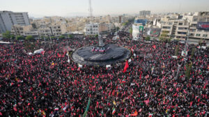 Khamenei funeral procession begins in Tehran, draws massive crowds of mourners